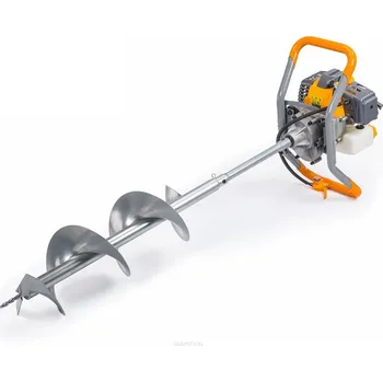 Zemní vrták POWERMAT MOTOROVÝ ZEMNÍ VRTÁK 6HP + 3VRTÁKY PM-SWG-600N-3W - II. Jakost