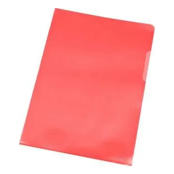 Zakládací obaly L Q-Connect - A4, 120 mic, matné, červené, 10 ks
