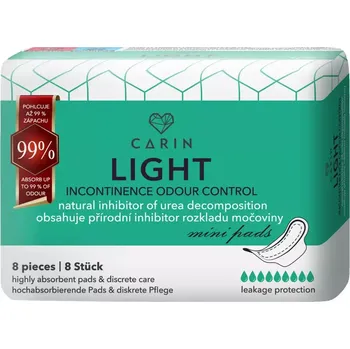 Inkontinenční vložka Carin Inkontinenční vložky Light Odour Control Mini 8 ks
