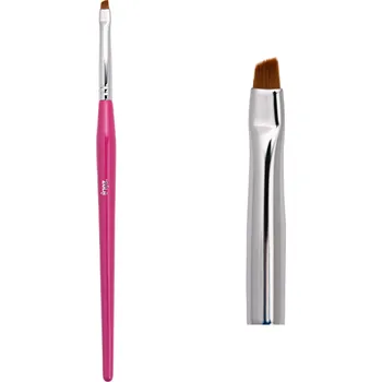 Kosmetický štětec ZOLA šikmý malý štětec č. 15 pro konturování obočí