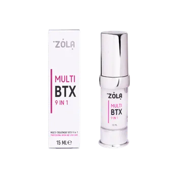 Péče o řasy a obočí ZOLA MULTI BTX 9 v 1 multifunkční výživa na řasy a obočí 15 ml