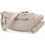 Jennifer Jones Stylová dámská crossbody ledvinka béžová 3153