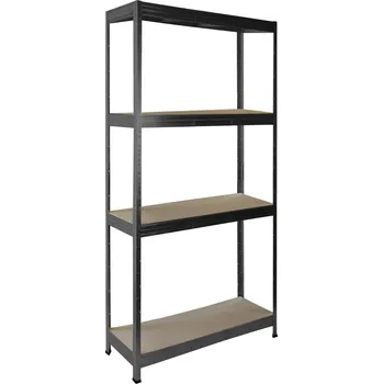regál meets-ecommerce UG Kovový dílenský regál 180x110x45, 4-7 polic barva: antracitová, počet polic: 4 police