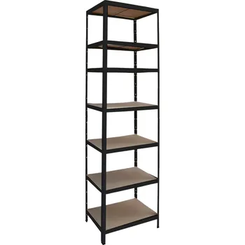 regál meets-ecommerce UG Kovový regál 230x50x30, 5-7 polic barva: pozink, počet polic: 6 polic