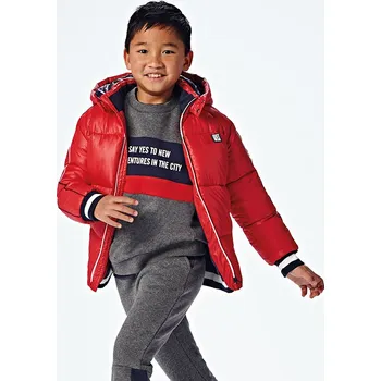 Chlapecká bunda Chlapecká zimní bunda,kabát Mayoral 7416 -11 červená Rozměr: 160 (14 let)