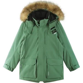 Chlapecká bunda Reima Ajaton - Green Clay 128