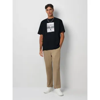 Volné kalhoty - L - House - béžová - 880GL-80X