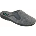 Pánské pantofle Adanex 25582 šedé s pružnou gumou šedá 43