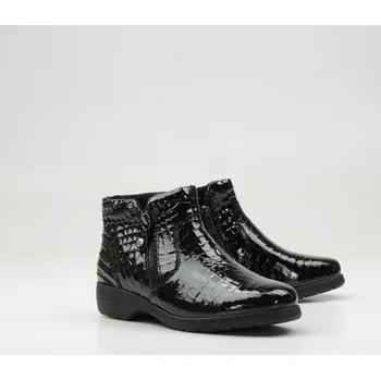 Dámská zimní obuv Bagatt Dámské kotníkové Caprice 9-25460-45 014 black croco Velikost: 40