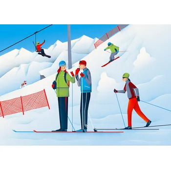 Dárkový potravinový koš Voucher 4camping Elektronický dárkový poukaz Design poukazu: Zima / Hodnota poukazu: 500