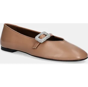 Dámské baleríny Kožené baleríny Giuseppe Zanotti Amanda E560012.002 hnědá 84X, EUR 37