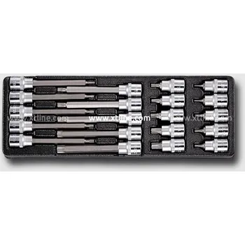 Sada nářadí XT LINE HONITON Sada zástrčných hlavic TORX 1/2", 20 dílů