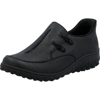 Dámské polobotky Dámské široké polobotky Rieker 59559-00 černé se snadným nazouváním černá 41