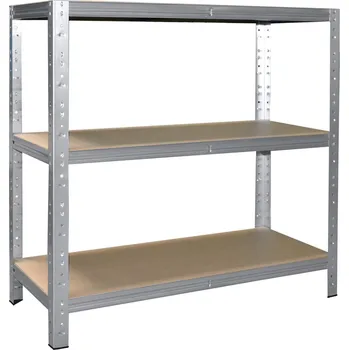 regál meets-ecommerce UG Kovový regál 115x70x23, 3-4 police barva: pozink, počet polic: 3 police