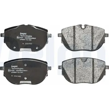 Brzdová destička Sada brzdových destiček, kotoučová brzda DELPHI LP3651