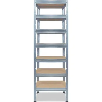 regál meets-ecommerce UG Kovový dílenský regál 230x50x40, 4-7 polic barva: pozink, počet polic: 7 polic