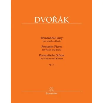Hudebniny Romantické kusy op. 75 - Antonín Dvořák