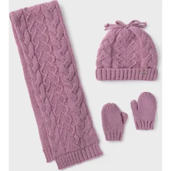 Kojenecká čepice Mayoral Souprava čepice-šátek fialová Mayoral 10106 Rozměr: 24 měsíců