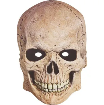 Karnevalový kostým Papírová maska - Lebka