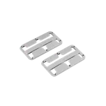 Držák sklenic na červené víno 2ks šedá