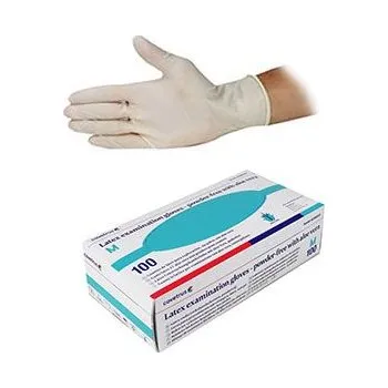 Vyšetřovací rukavice Rukavice nest.vyš.CVET latex M/100ks bez pudru,aloe
