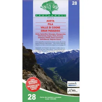 Aosta - Pila - Valle di Cogne - Gran Paradiso 1 : 25 000