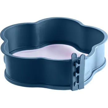 Nádoba na pečení Coox Silikonová forma na pečení „Květina“ (modrošedá)