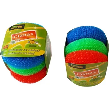 Drátěnka Drátěnka plastová NYLON 3 ks Clanax BW509