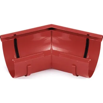 okap BRYZA PVC vnější roh na míru 150 mm červená (RAL 3011)