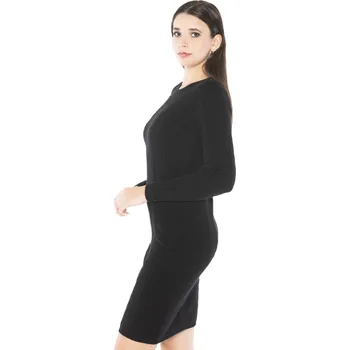 Dámské šaty Duuree.cz Kašmírové Šaty Emily Barva: Černá, Velikost: M