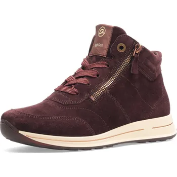 Dámská zimní obuv ARA dámské kotníkové boty semišové vínové | 12-24808-97 Osaka Velikost: 38.5