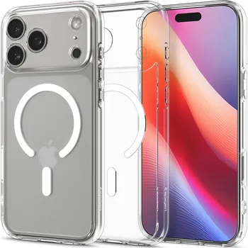 Pouzdro na mobilní telefon Spigen Ultra Hybrid MagSafe Clear White iPhone 17 Pro Max ACS10282