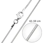 Stříbrný řetízek kulatý "HAD" 30002 Vyberte délku řetízku: 50 cm