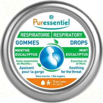 Bonbon PURESSENTIEL Gumové pastilky zklidňující krk 45g