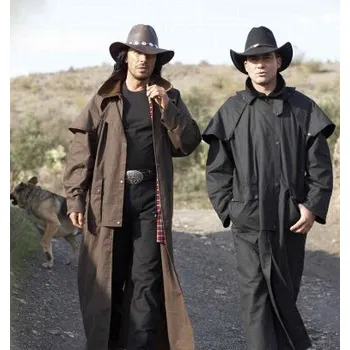 Westernový australský kabát Trail S Hnědá