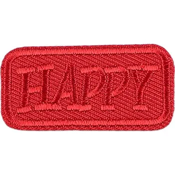 Nažehlovačka Happy červená 10 ks