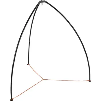 Křeslo Stojan na závěsné křeslo HAKI, černá - SLEVA 3% s kodem radost25