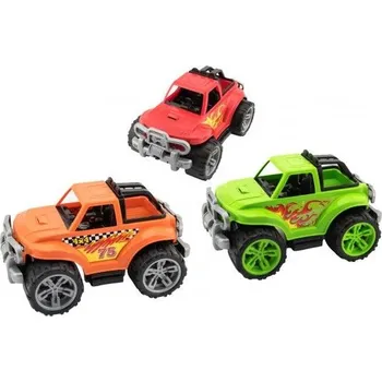 auto na autodráhu Auto terénní plast 34x22cm volný chod 2 barvy