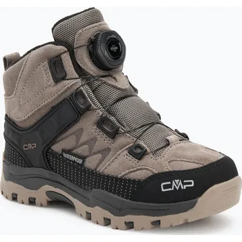 Dětská treková obuv Dětské trekové boty CMP Kiruna Mid Fitgo Fleece Wp desert/sand