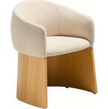 Jídelní židle Kave Home Béžová dubová jídelní židle Bosca