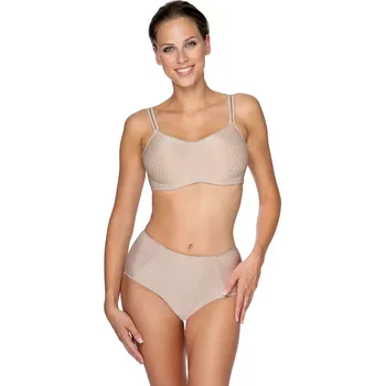 Souprava dámského spodního prádla Bezešvá podprsenka NettieBra Classique Timo 049857 sv.káva velikost 90C