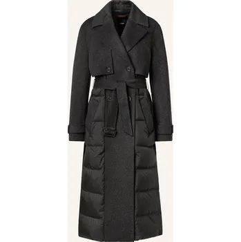 Windsor. Dámský Péřový Kabát Ze Směsi Materiálů, tmavě šedá /...