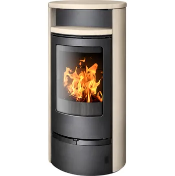 Krbová kamna ABX - Polar 5 litina (opláštění cream - pícka, horní deska)