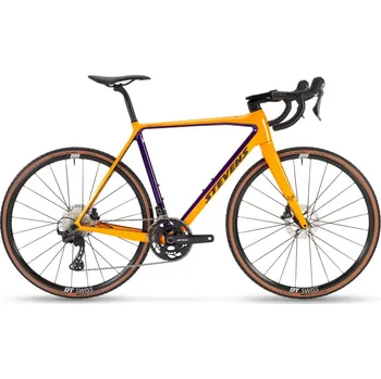 Silniční kolo STEVENS Super Prestige 2*12 Vibrant Yellow Purple - 50cm