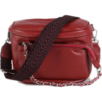 Kabelka ITALSKÉ Diora červená