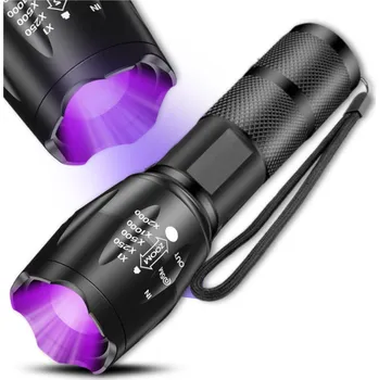 Svítilna Camerazar Mini 2-v-1 UV baterka s detektorem hliníková voděodolná