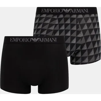 Boxerky Boxerky Emporio Armani Underwear 2-pack EM001014.AF14994 černá 99X, vel. S