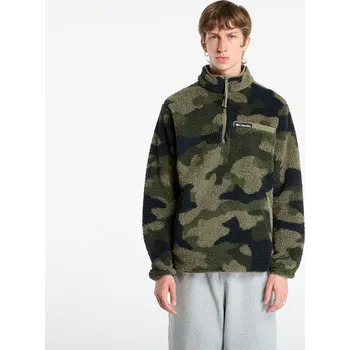 Pánské oblečení Mikina Columbia Rugged Ridge™ High Pile Half Zip Stone Green Mod Camo M
