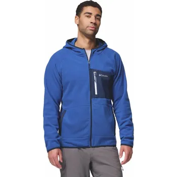 Pánská mikina Columbia Fast Trek™ Overlay Hooded Full Zip M 2135701433 - mountain blue collegiate M