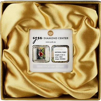 Drahý kámen Rubín v certifikovaném balení BLRBR42